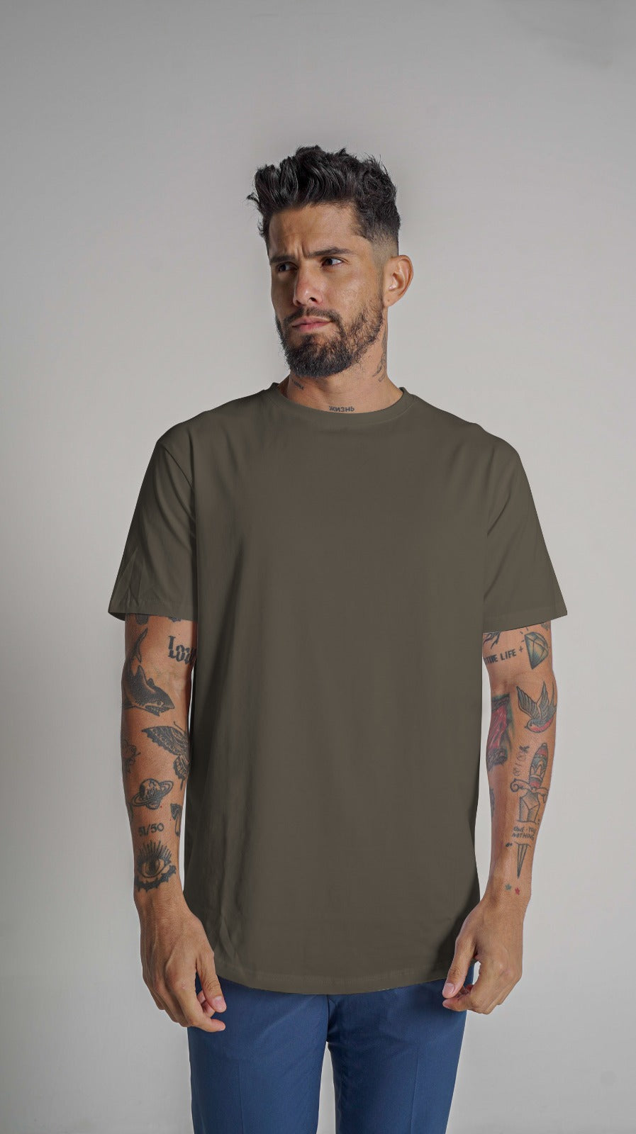 Loft Drop Cut S/S Tee - Coffee
