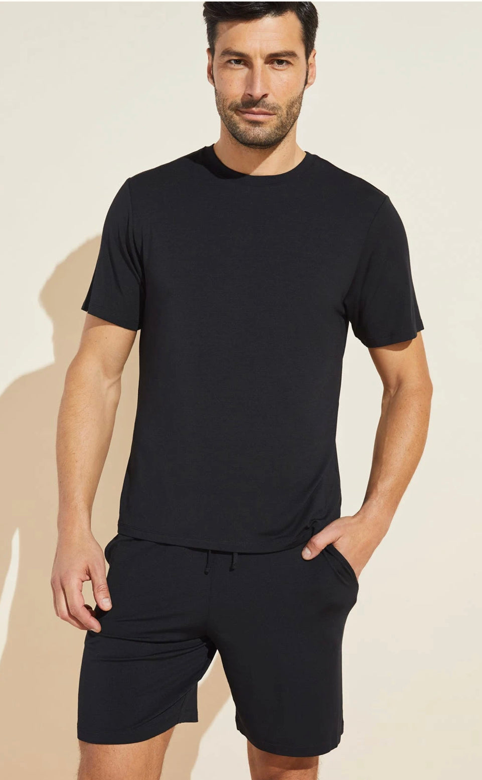 Henry Men’s Short PJ Set - Black