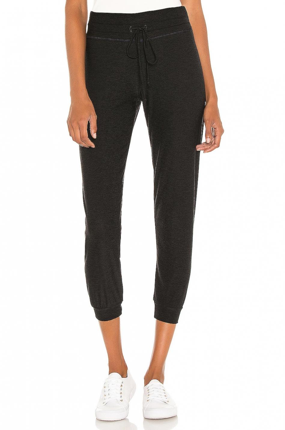 Lounge Around Midi Jogger - Darkest Night