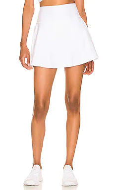 Tie Breaker Circle Skirt - White