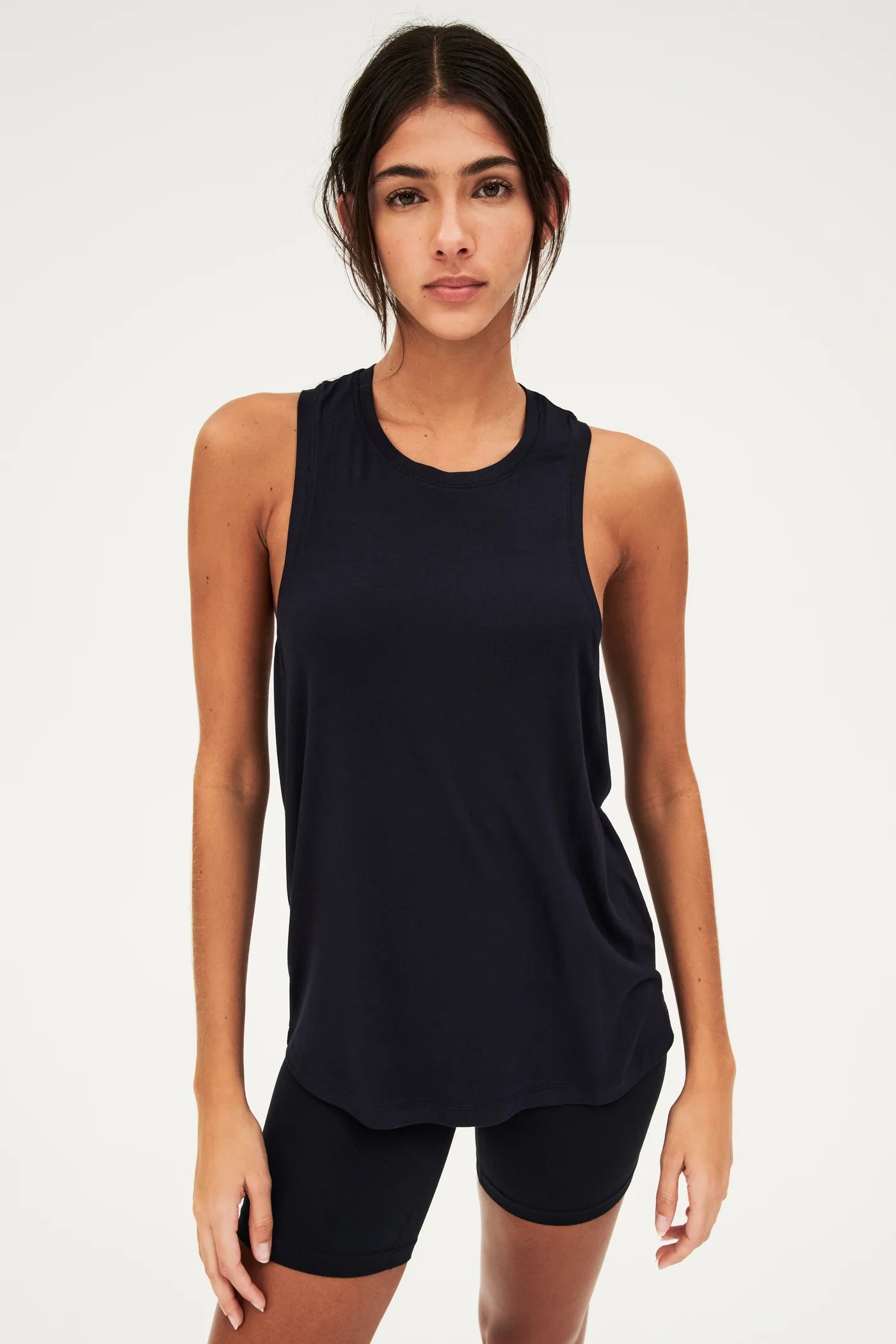 Toni Jersey Tank - Indigo