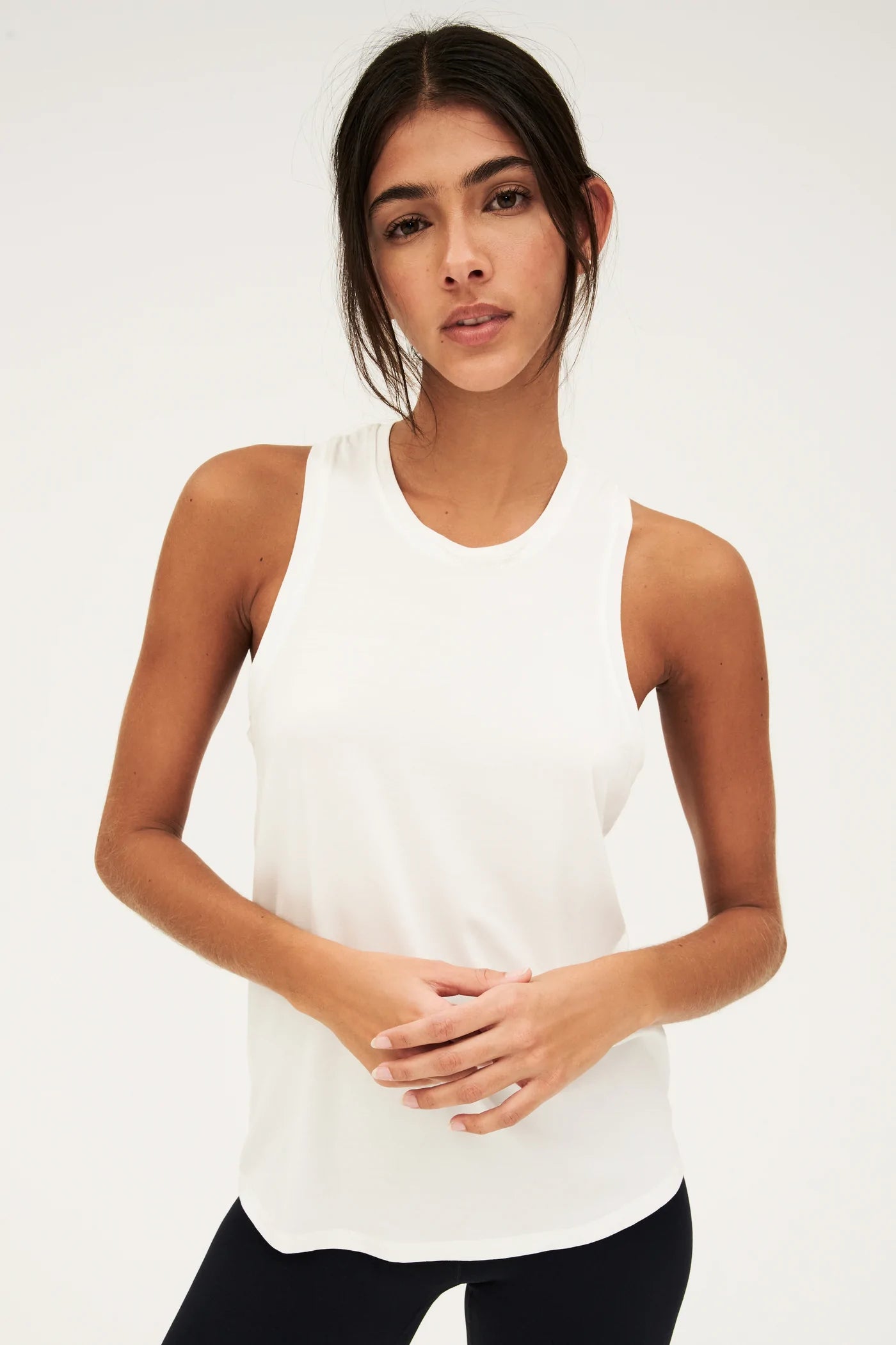 Toni Jersey Tank - White