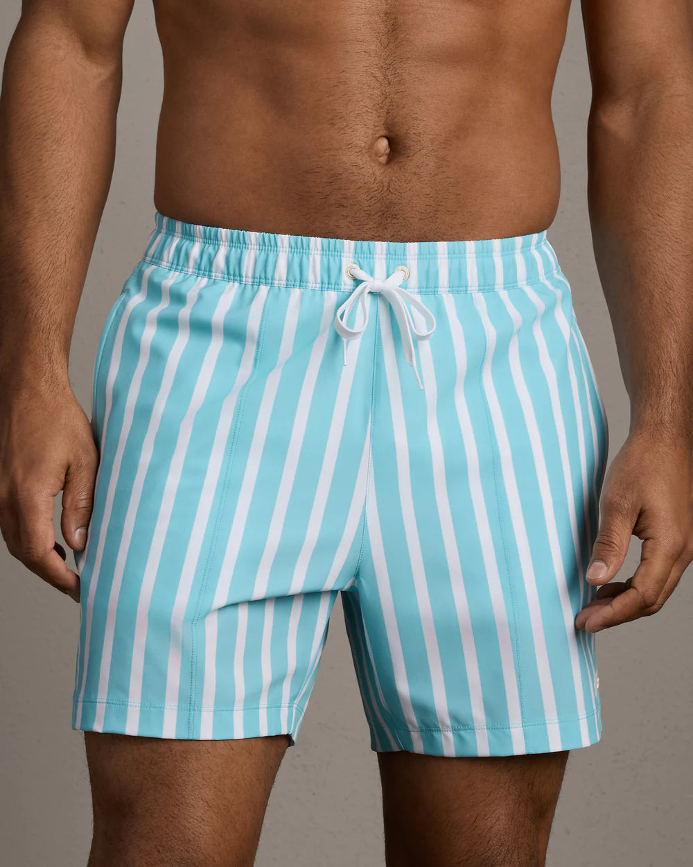 R&R Trunk (bathing suit) - Belize Blue Stripe