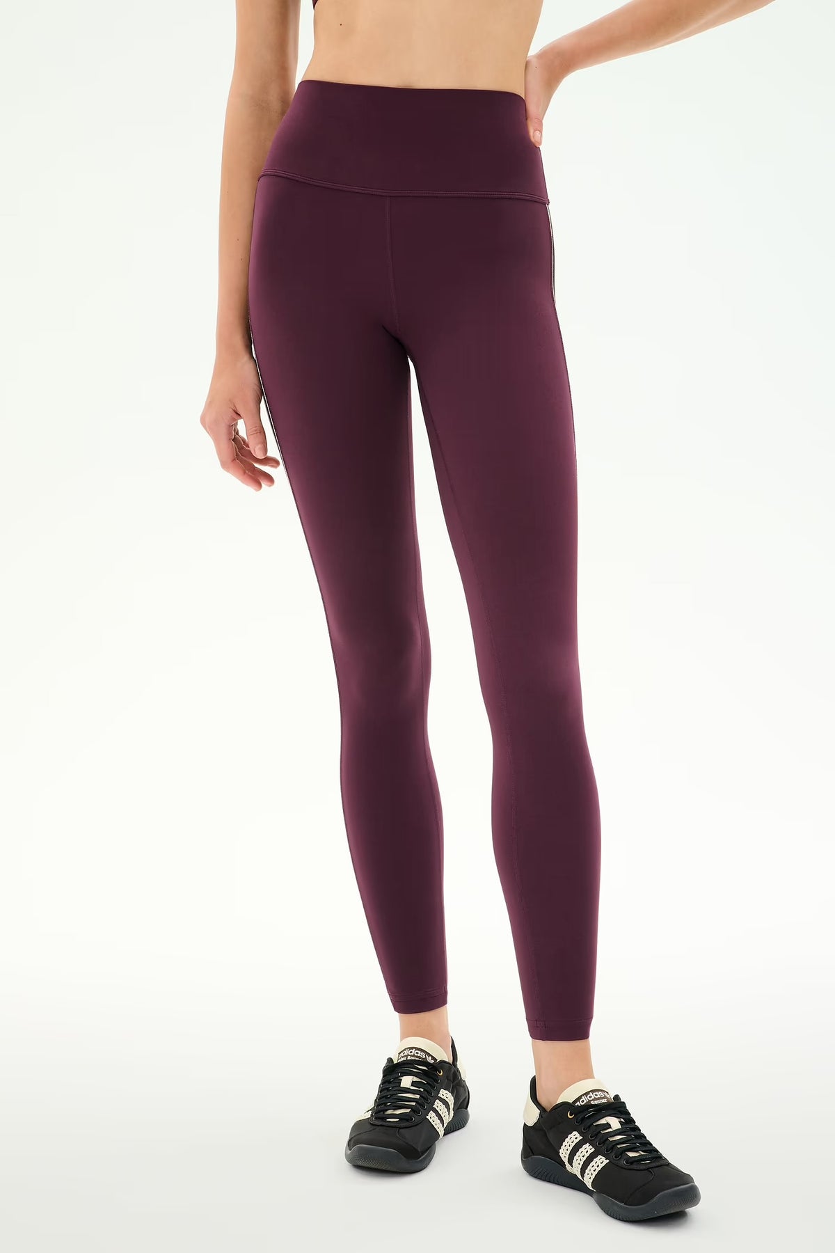 Margot Rigor Legging - Dark Cherry/Black