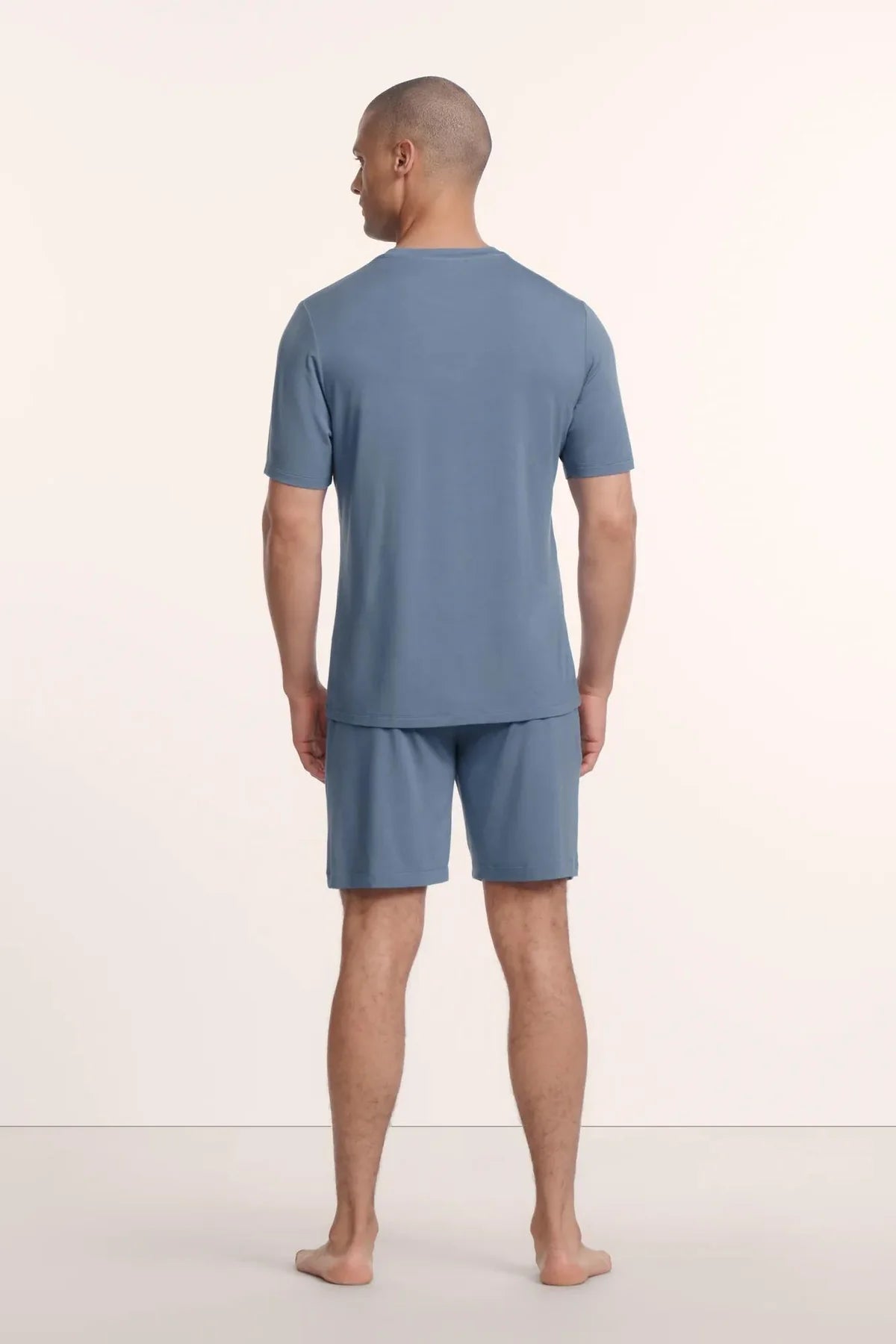 Henry Short PJ Set - Slate Blue