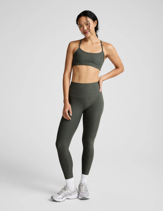 HW Midi Legging - Dusty Forest