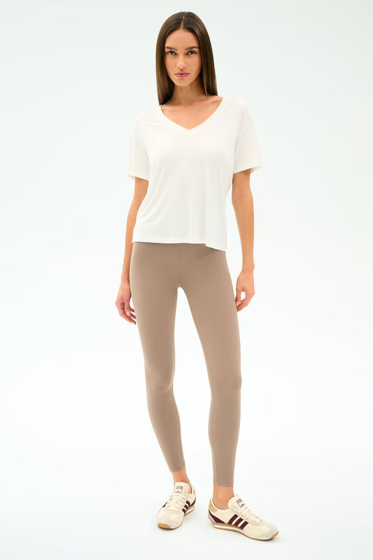 Georgia V-Neck - White