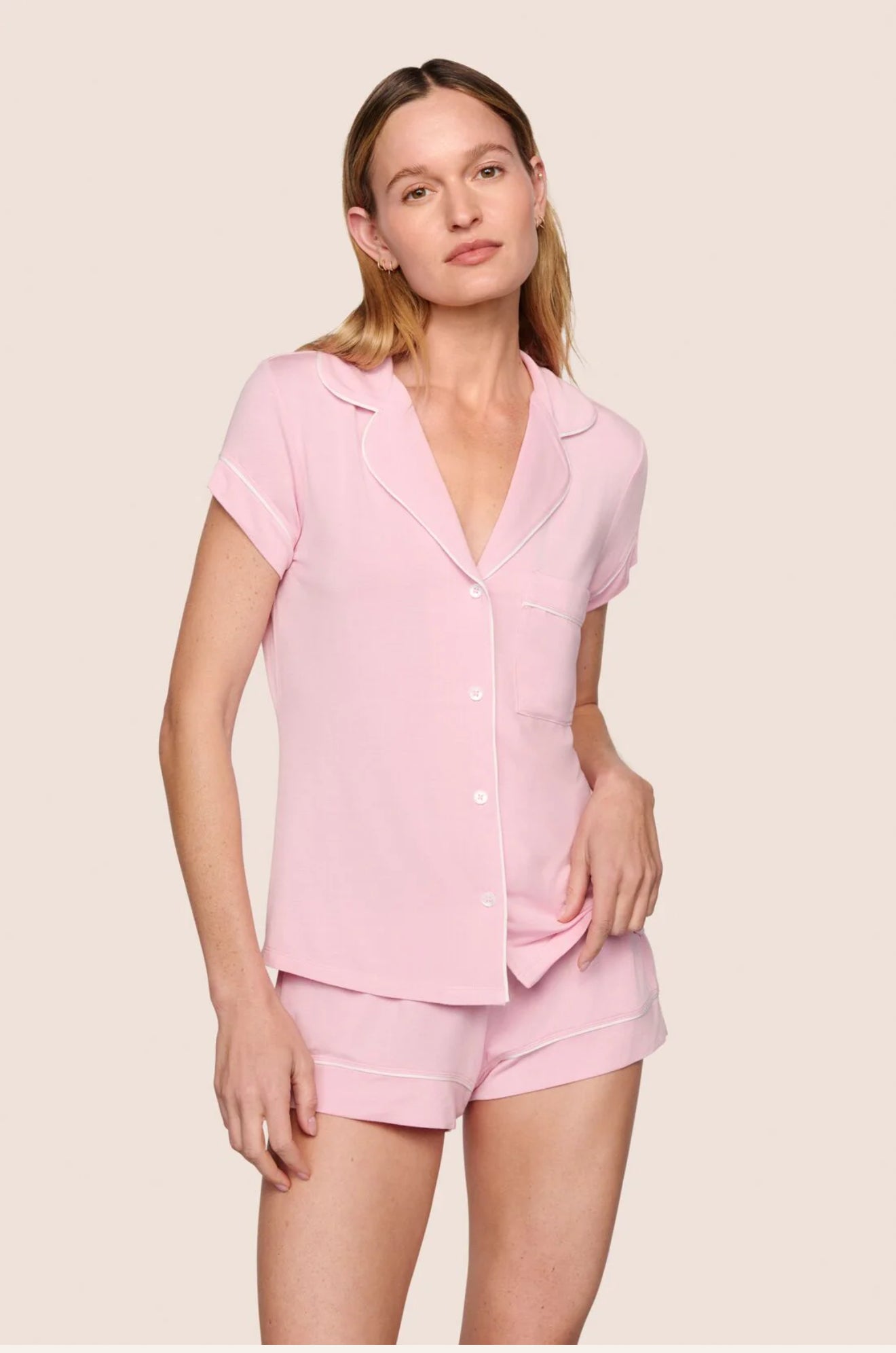 Gisele Shortie Short Set - Pink