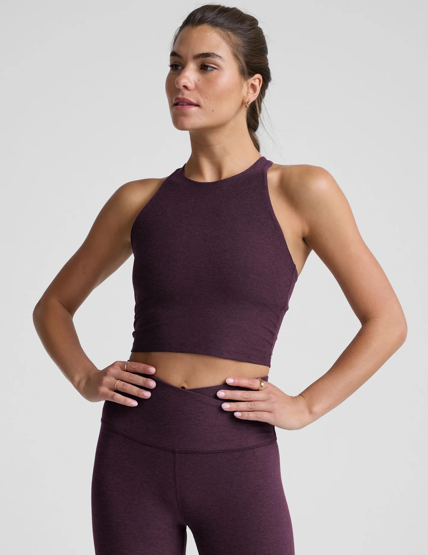 Refocus Bra - Eggplant Purple