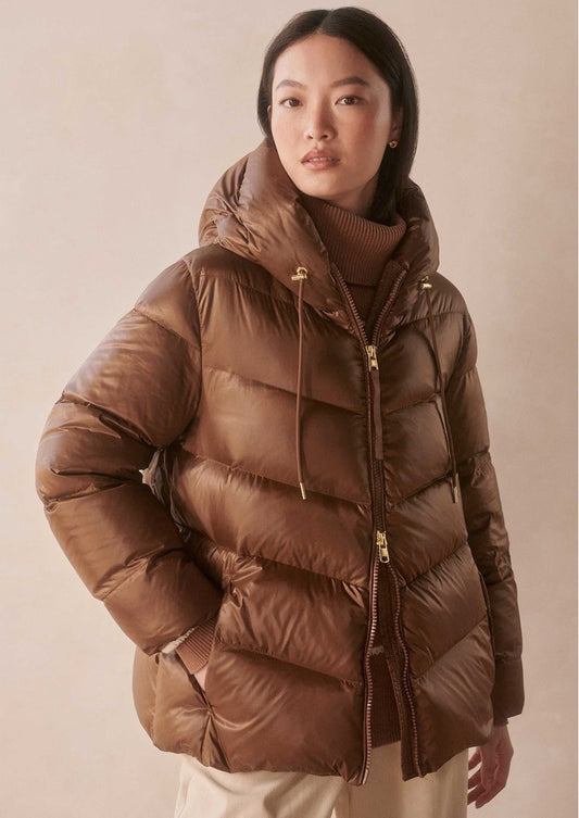Madelina Down Jacket - Brown