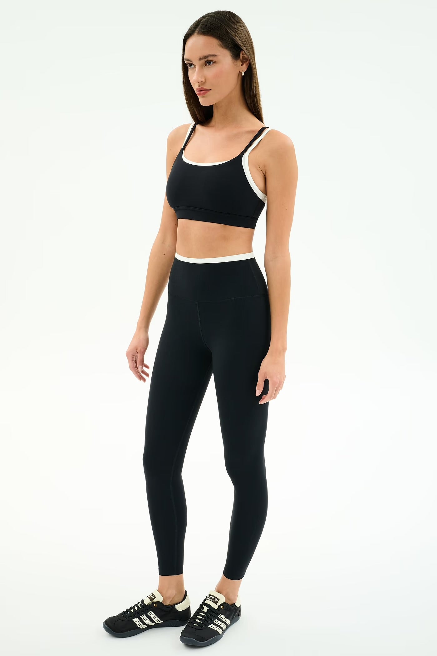 Elliah Double Layer Bra - Black/White