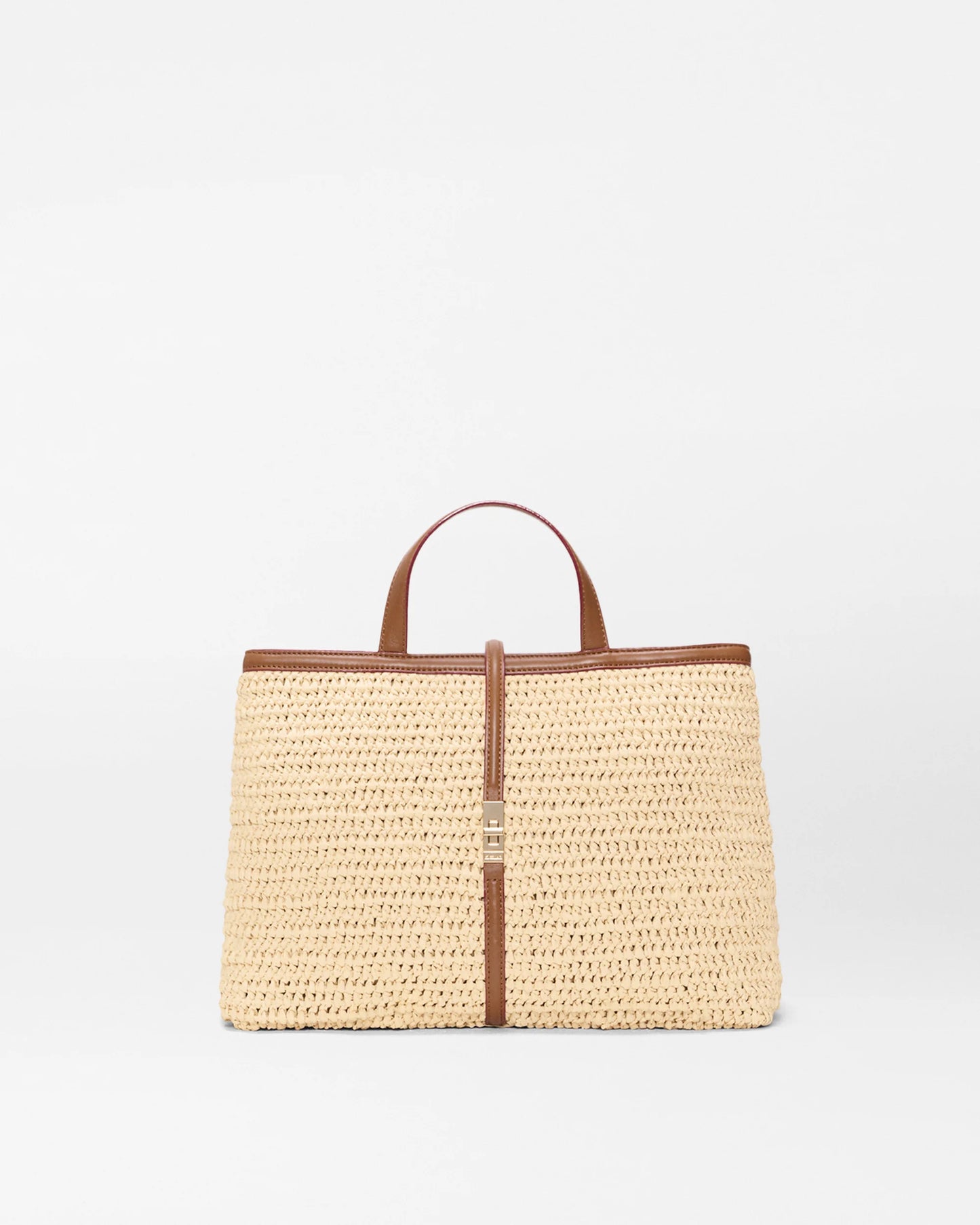 Crochet Astor Top Handle L - Camel