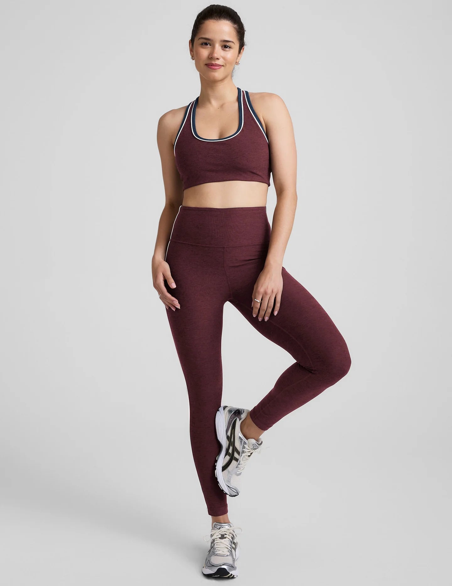 Spacedye Ready Legging - Midnight Burgundy