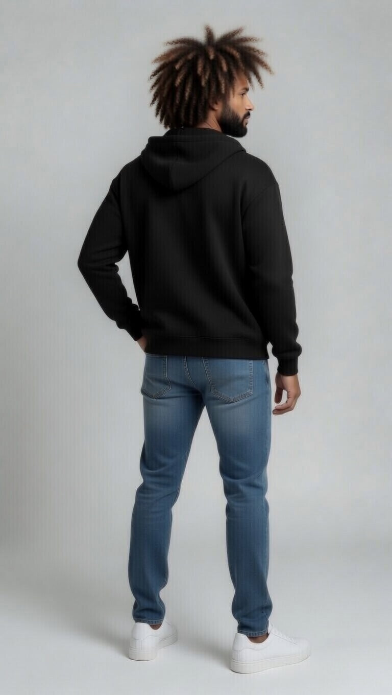 Horizon ZipUp Hoodie - Black