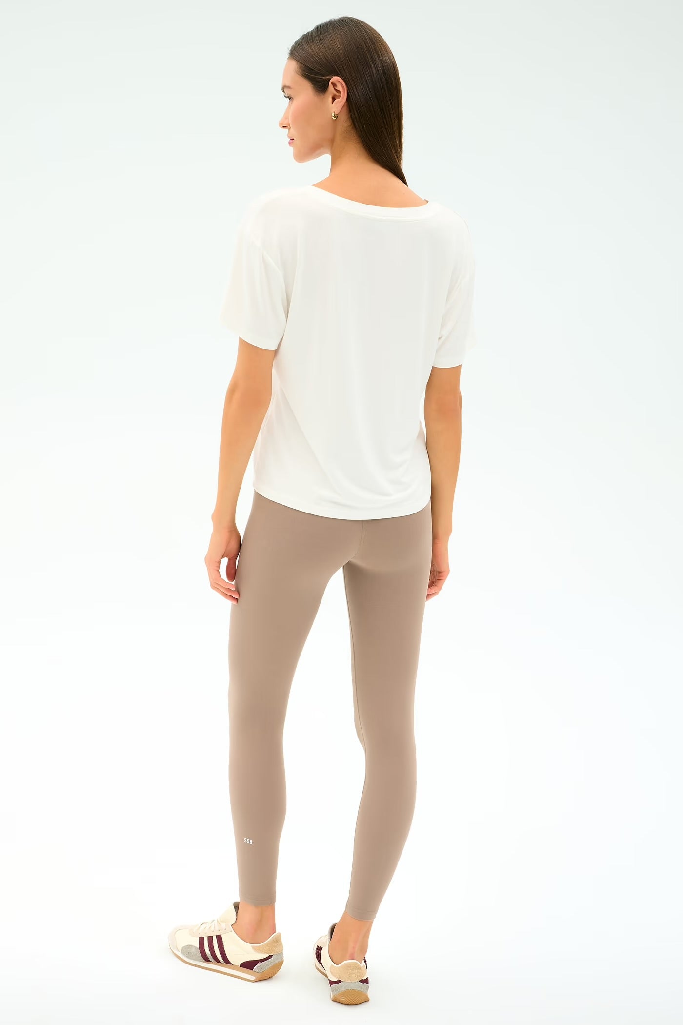 Georgia V-Neck - White