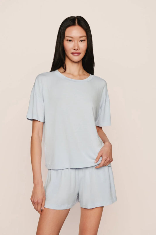 Gisele Everyday Tee/Short - Ice Blue