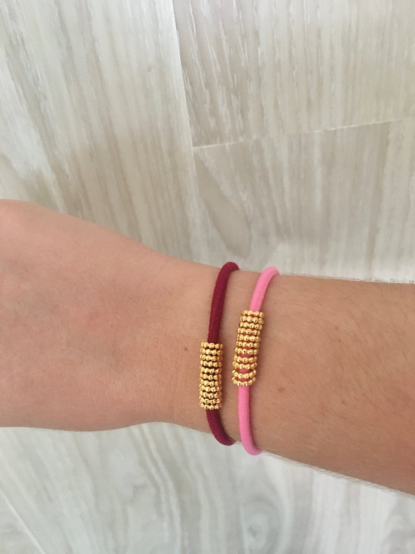 Anillos Duo- Red & Pink/ G