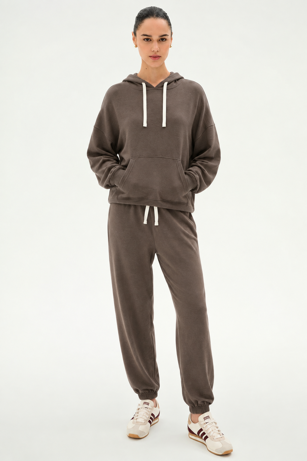 Joey Hoodie/Andie Sweatpant - Lentil