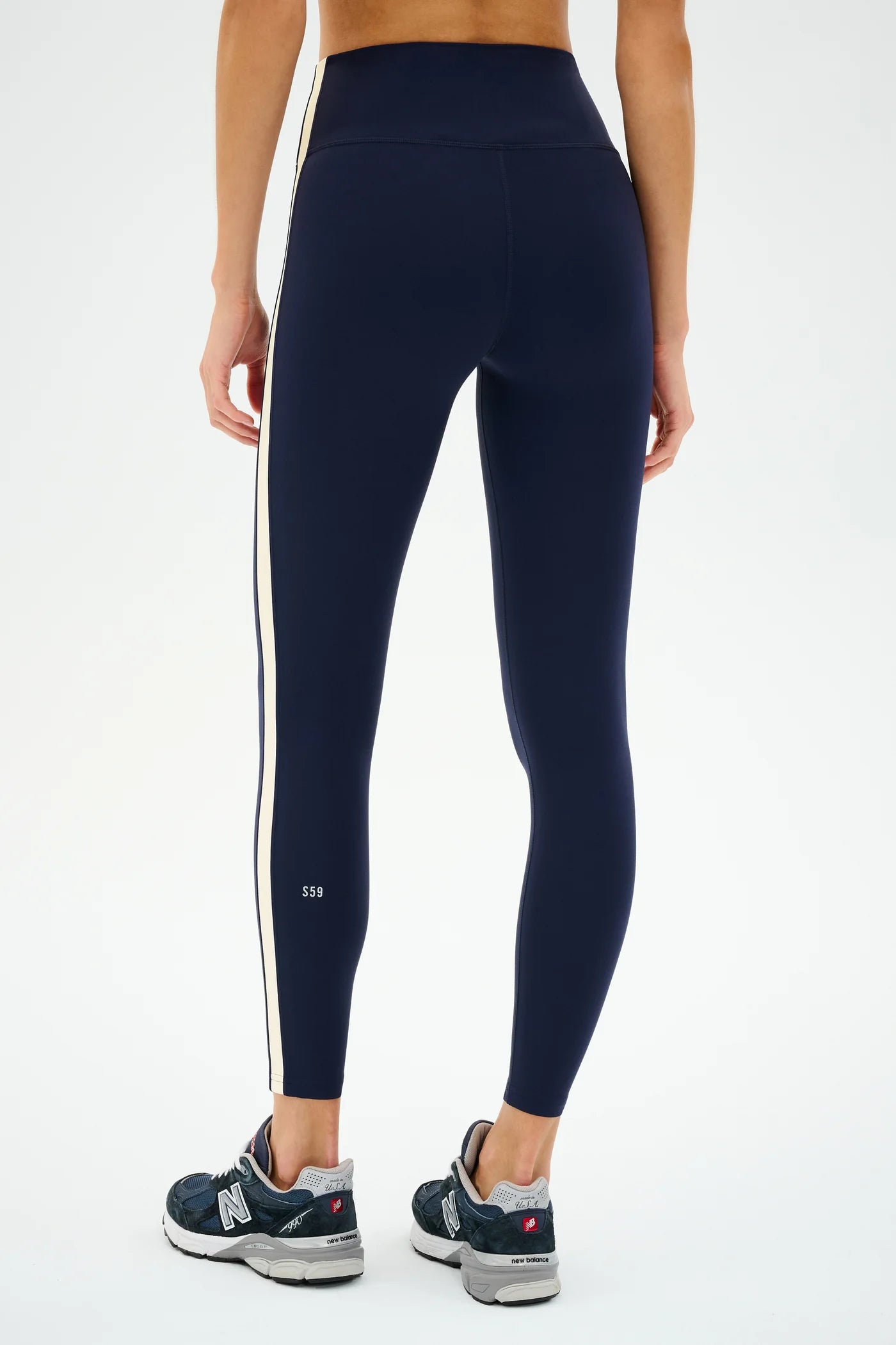 Clare HW Rigor Legging - Indigo/Creme
