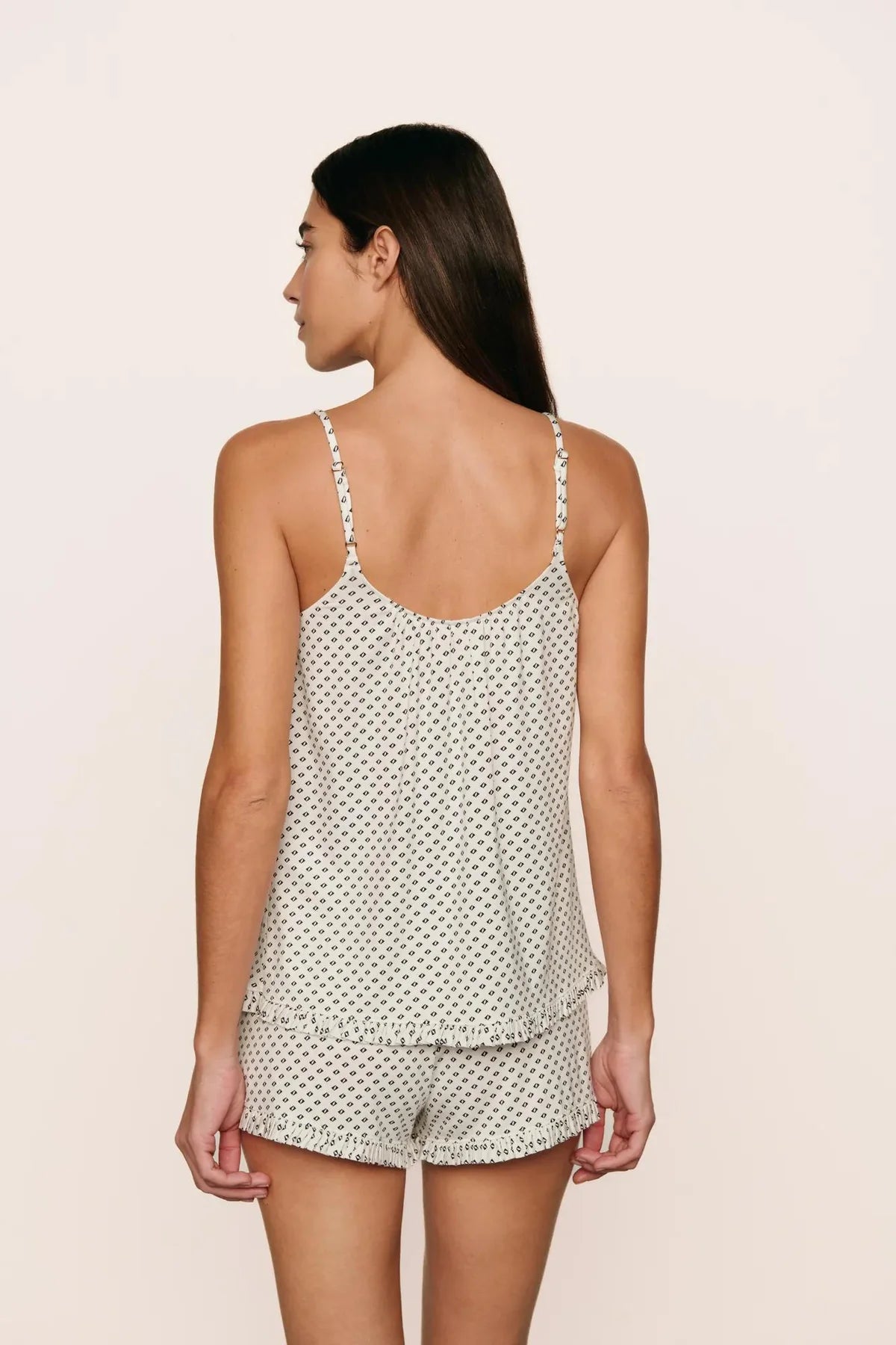 Gisele Printed Cami/Short Set - Tide Dot