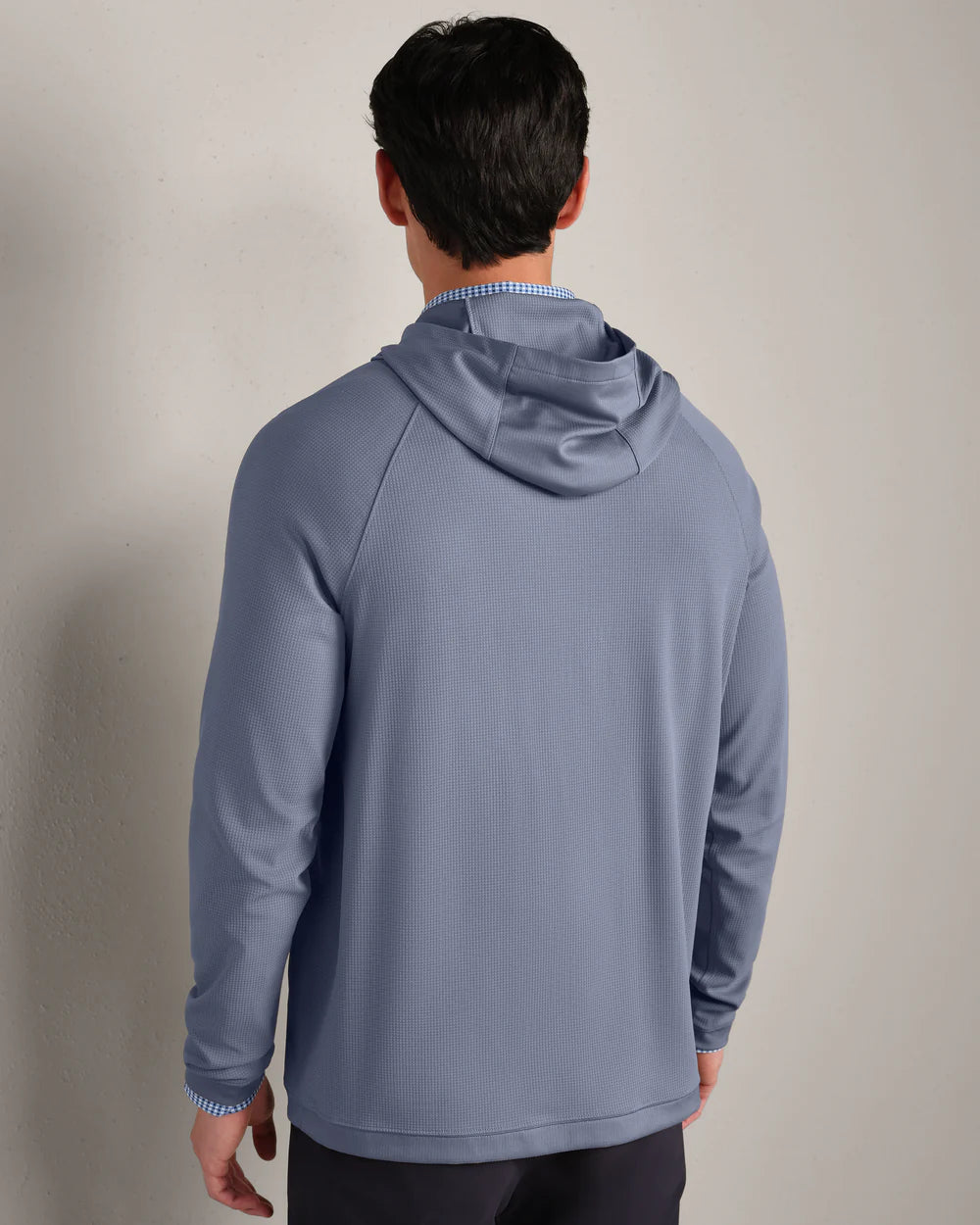Waffle Tech Polo - Shale Blue