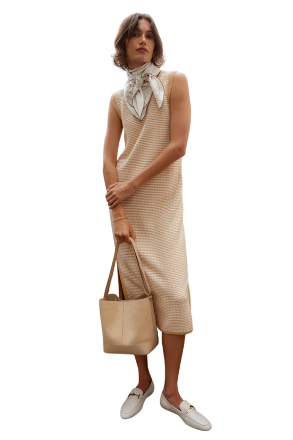 Aoife Knit Dress - New Wheat