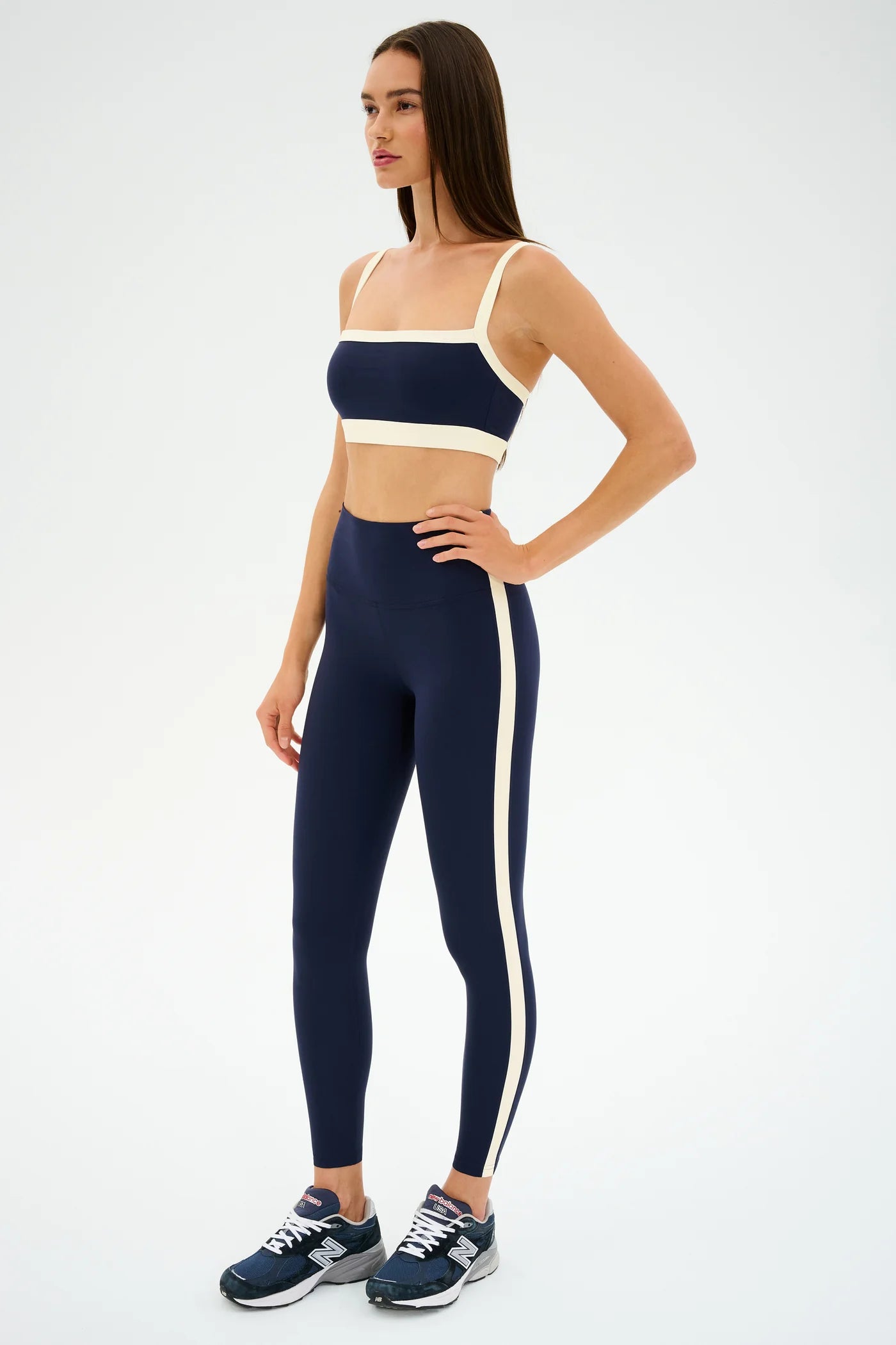 Clare HW Rigor Legging - Indigo/Creme