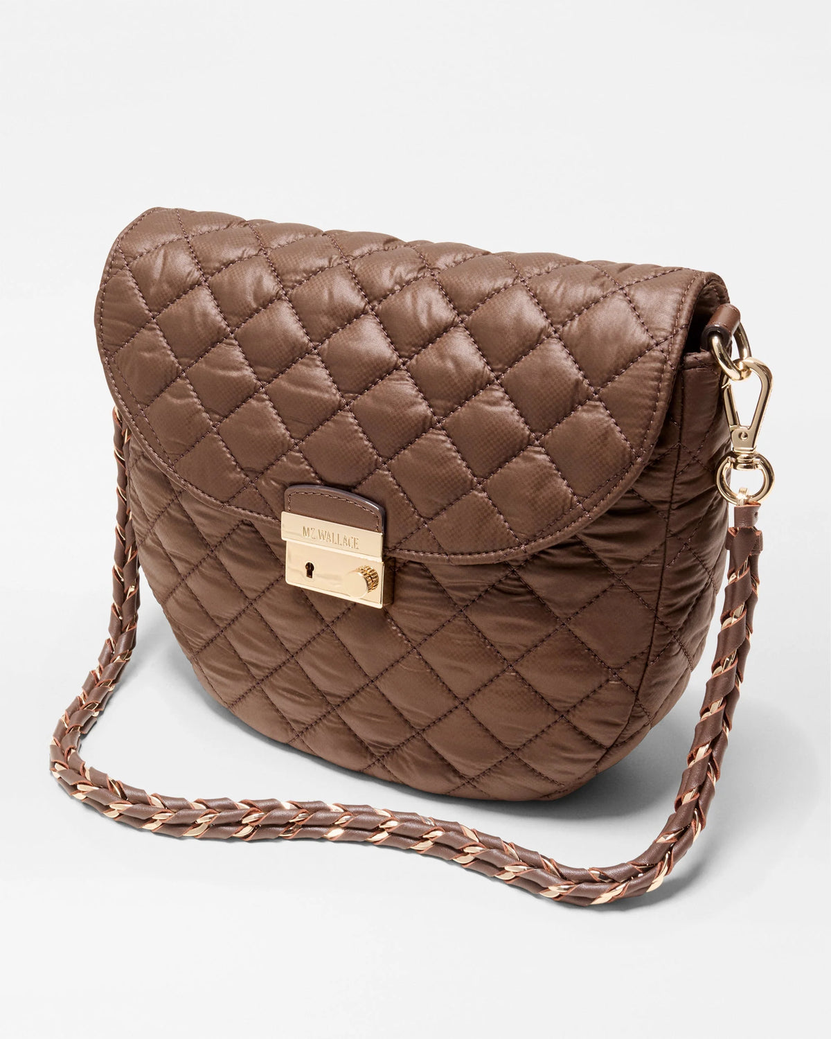Crosby Lock Saddle - Walnut Brown