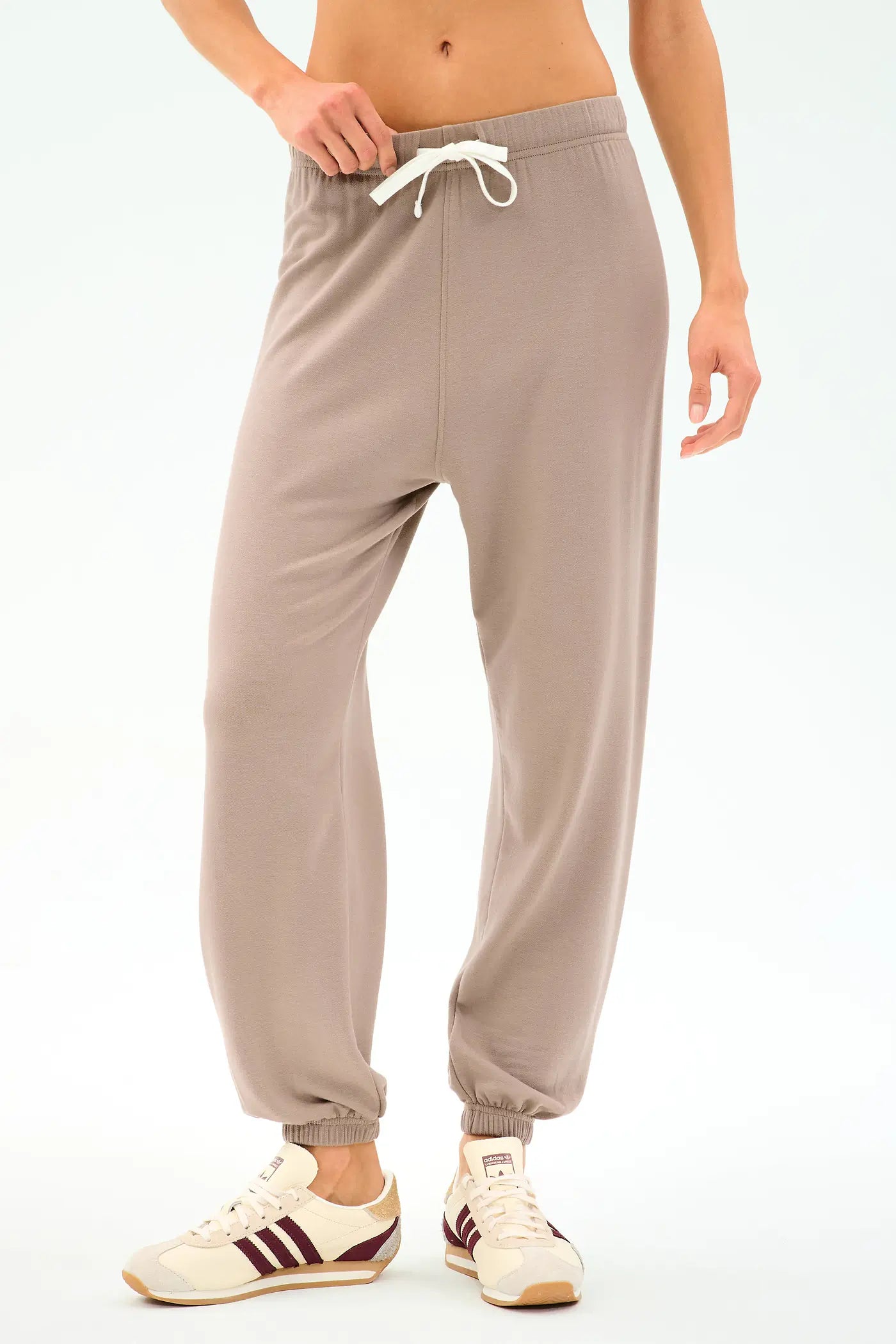 Elvie Polo/ Andie Sweatpant - Latte