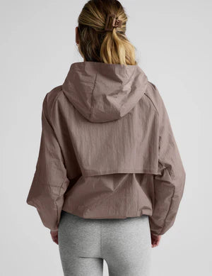 Limitless Hooded Jacket - Rosey Taupe