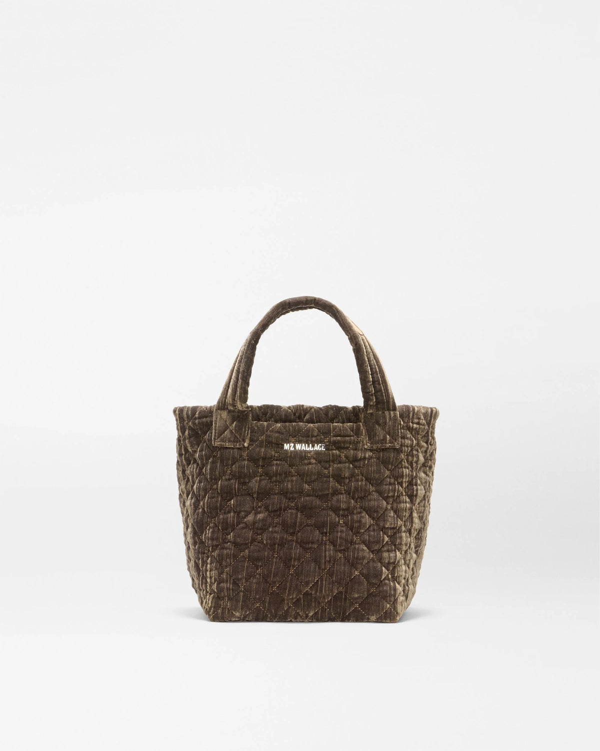 Mini Metro Tote - Pecan Brown Velvet