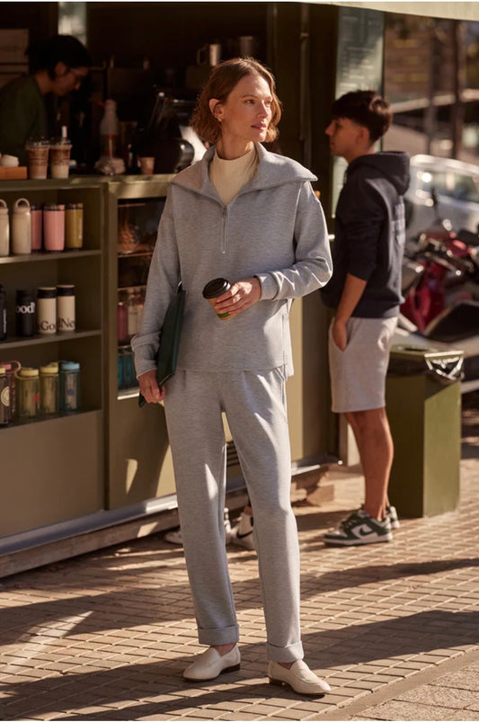 Larson Half Zip/Rolled Cuff Pants - Blue Marble