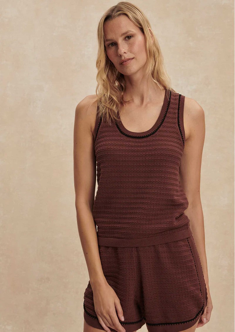 Gideon Knit Tank/Short - Ironwood