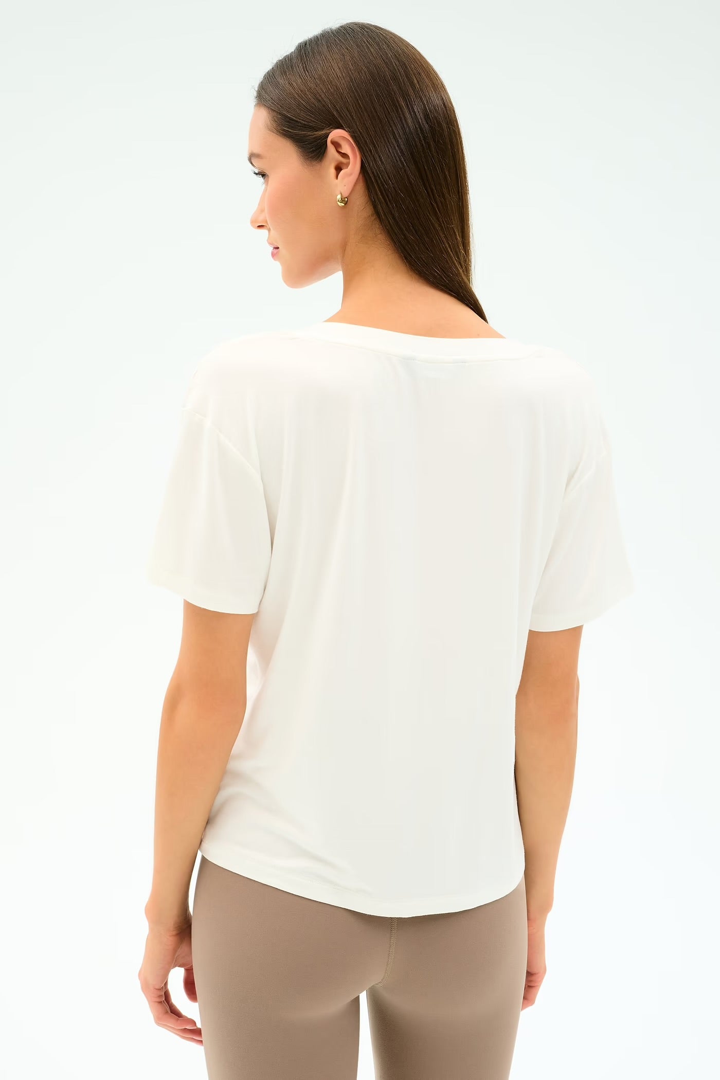 Georgia V-Neck - White