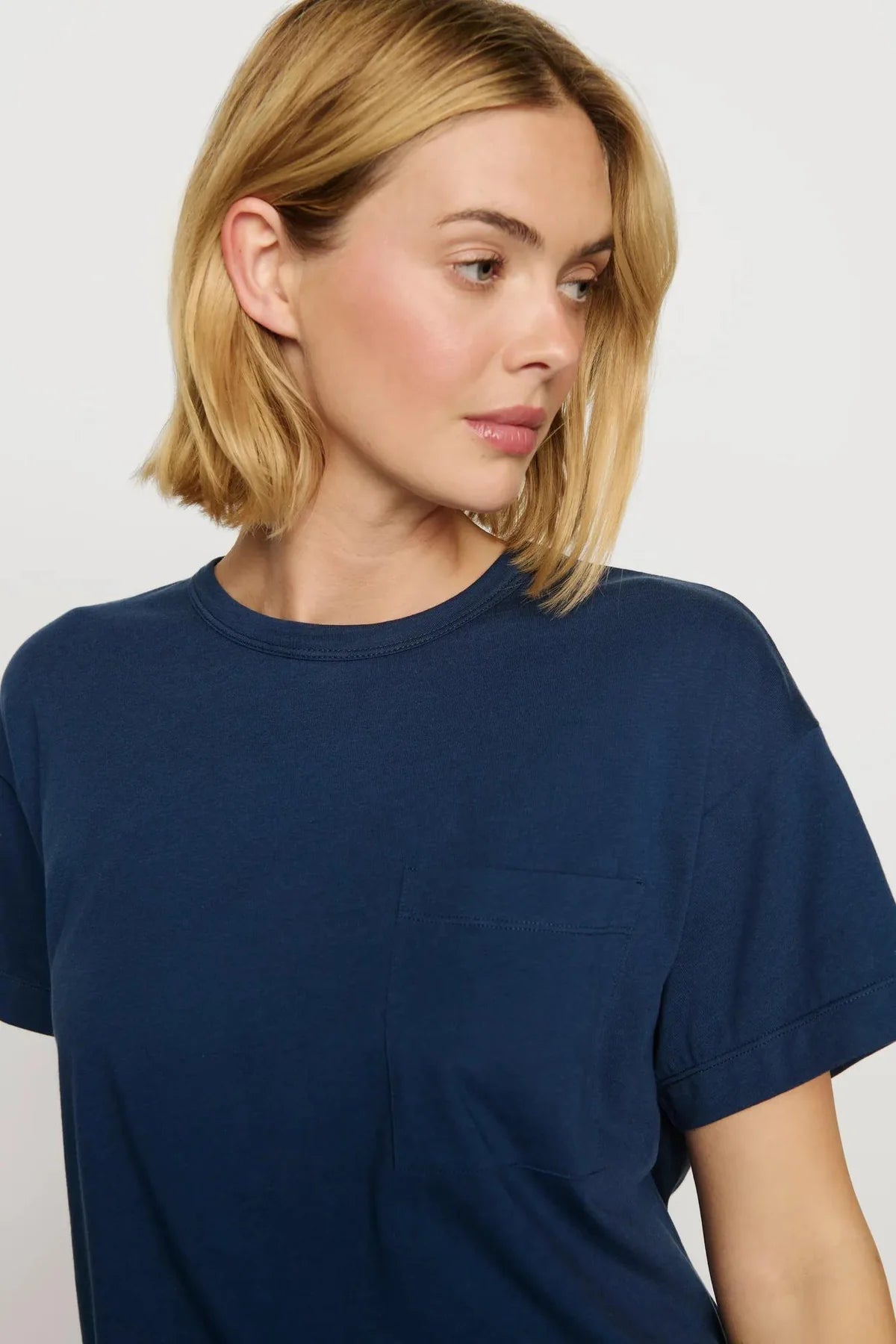 Aloe Cotton Short PJ Set - Navy
