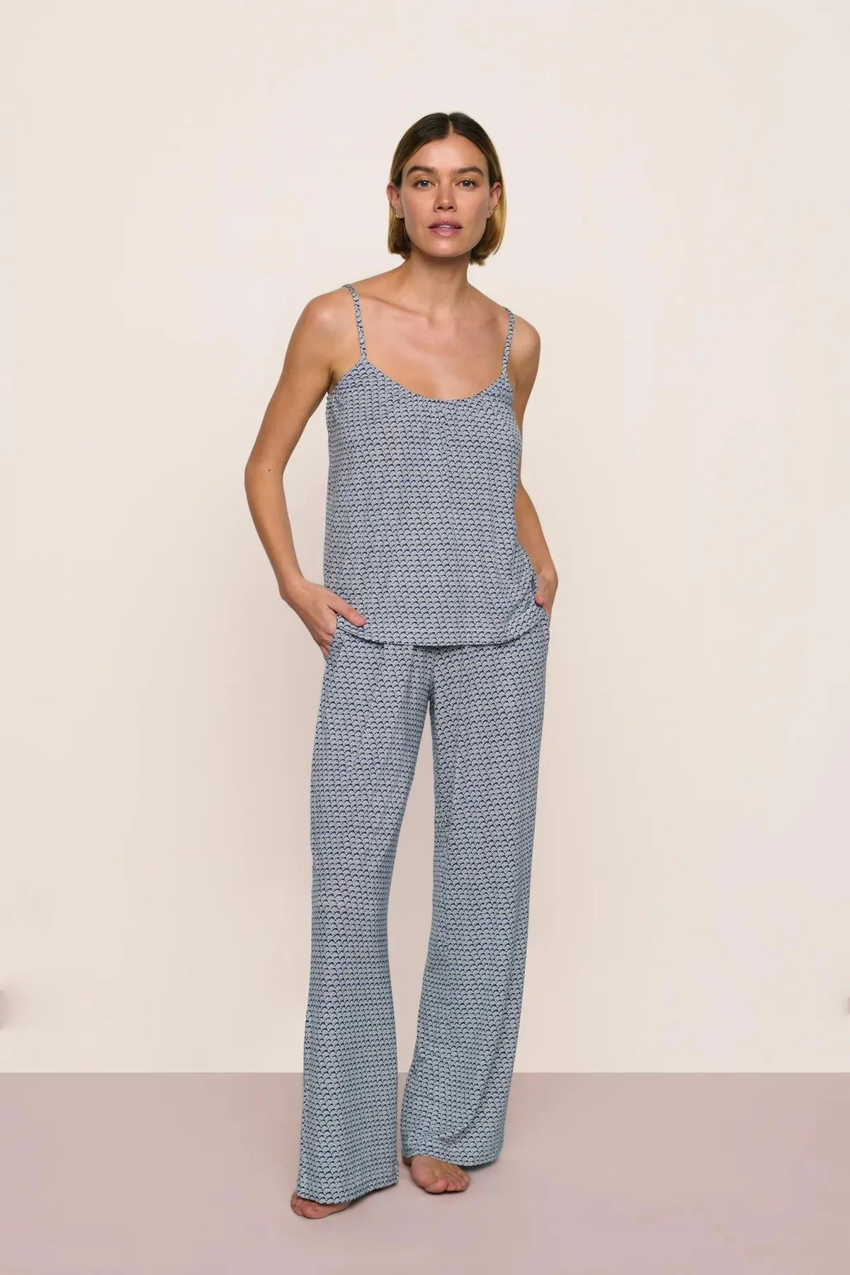 Gisele Printed Cami/Pant Set - Seashells