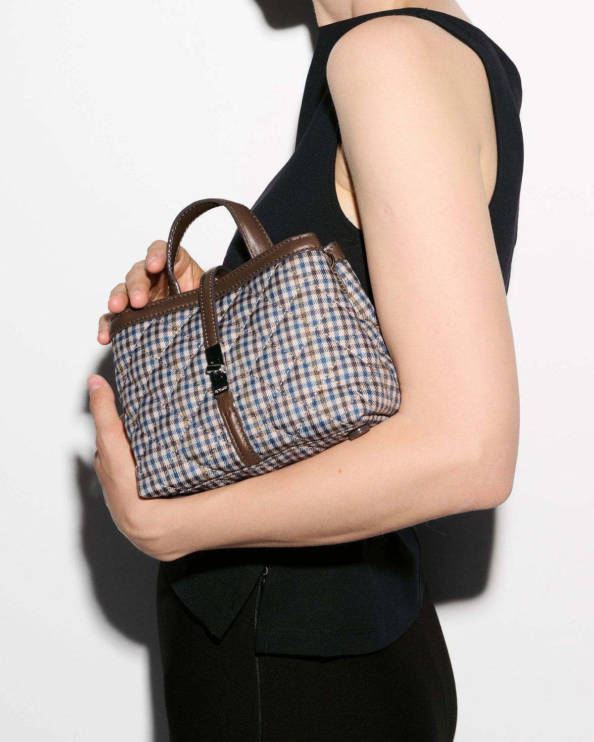 Mini Astor Top Handle - Heritage Check