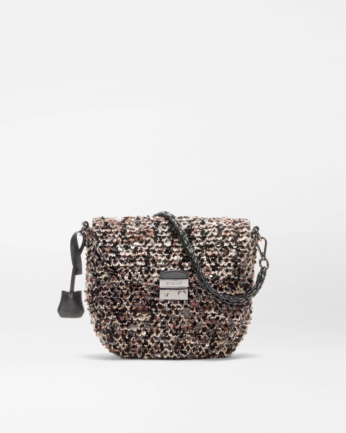 Crosby Lock Saddle - Sequin Winter Boucle