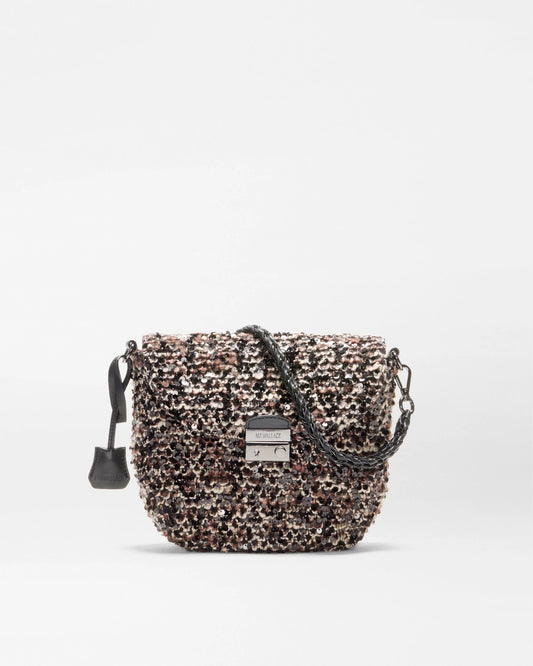 Crosby Lock Saddle - Sequin Winter Boucle