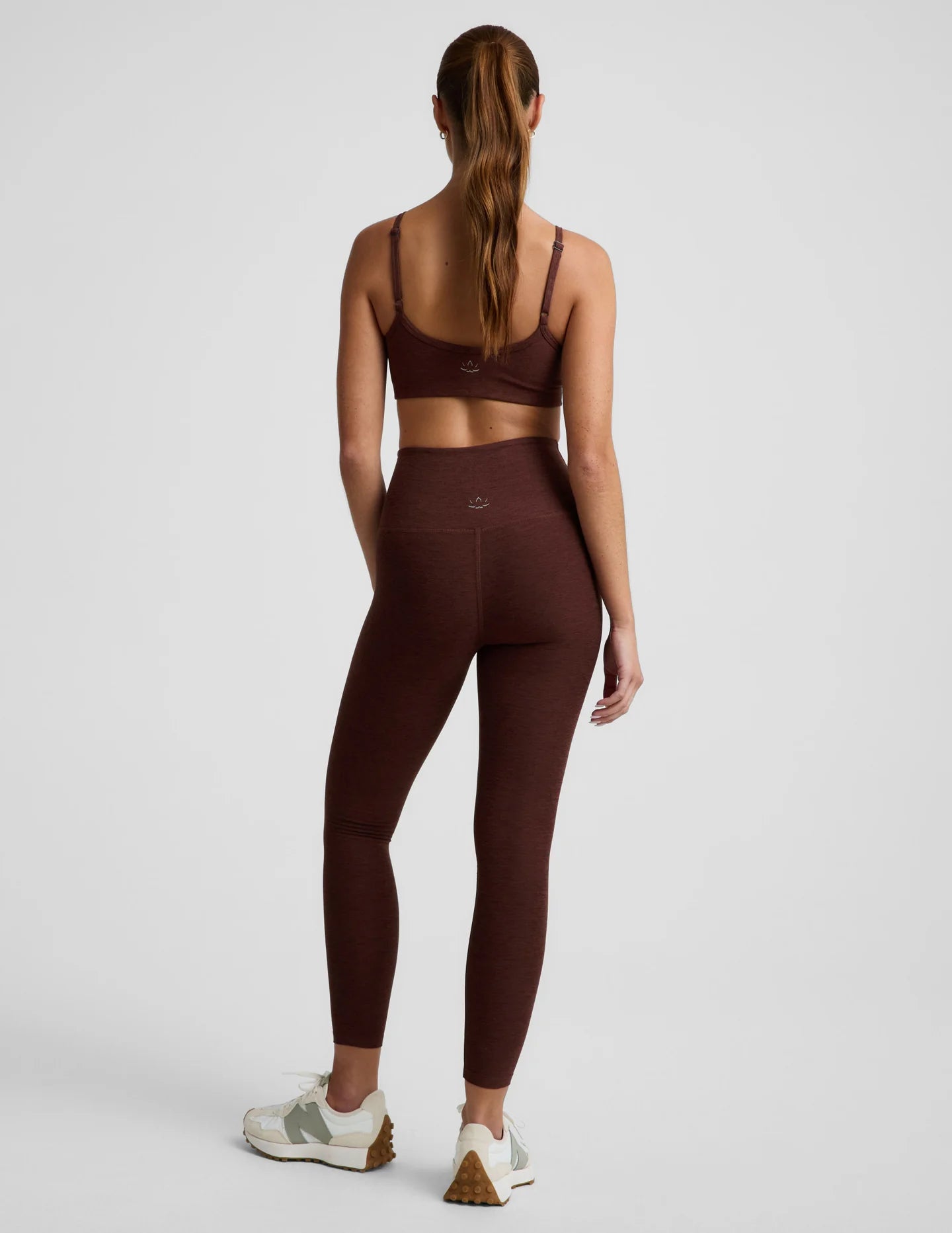 Spacedye Midi Legging - Iced Mocha
