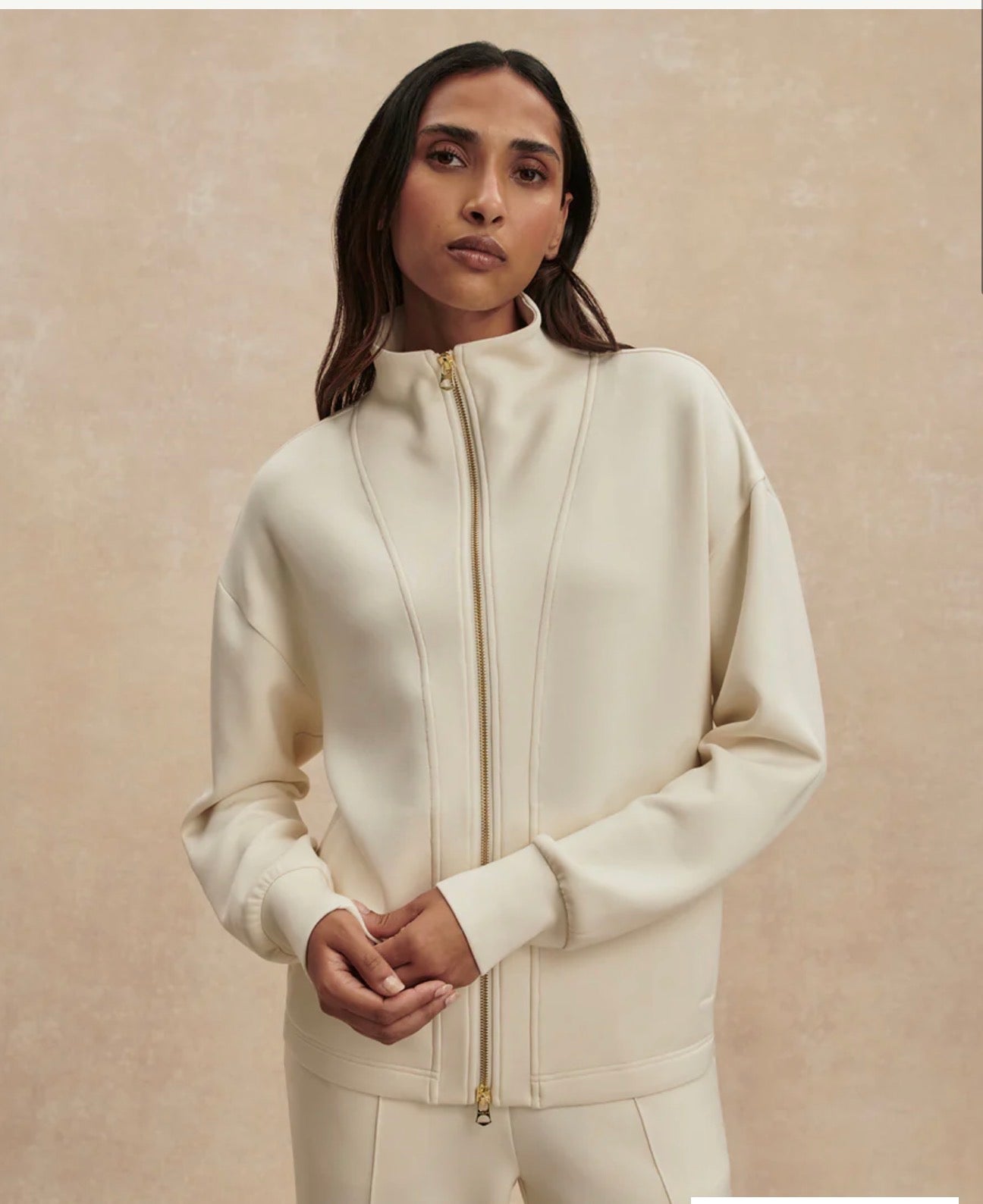 Arlene Zip Through/Wide Leg Pant - Pristine