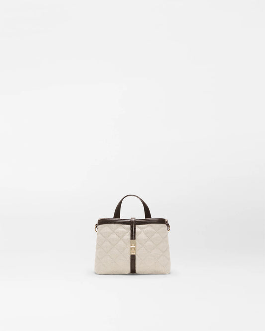Mini Astor Top Handle - Sandy Linen