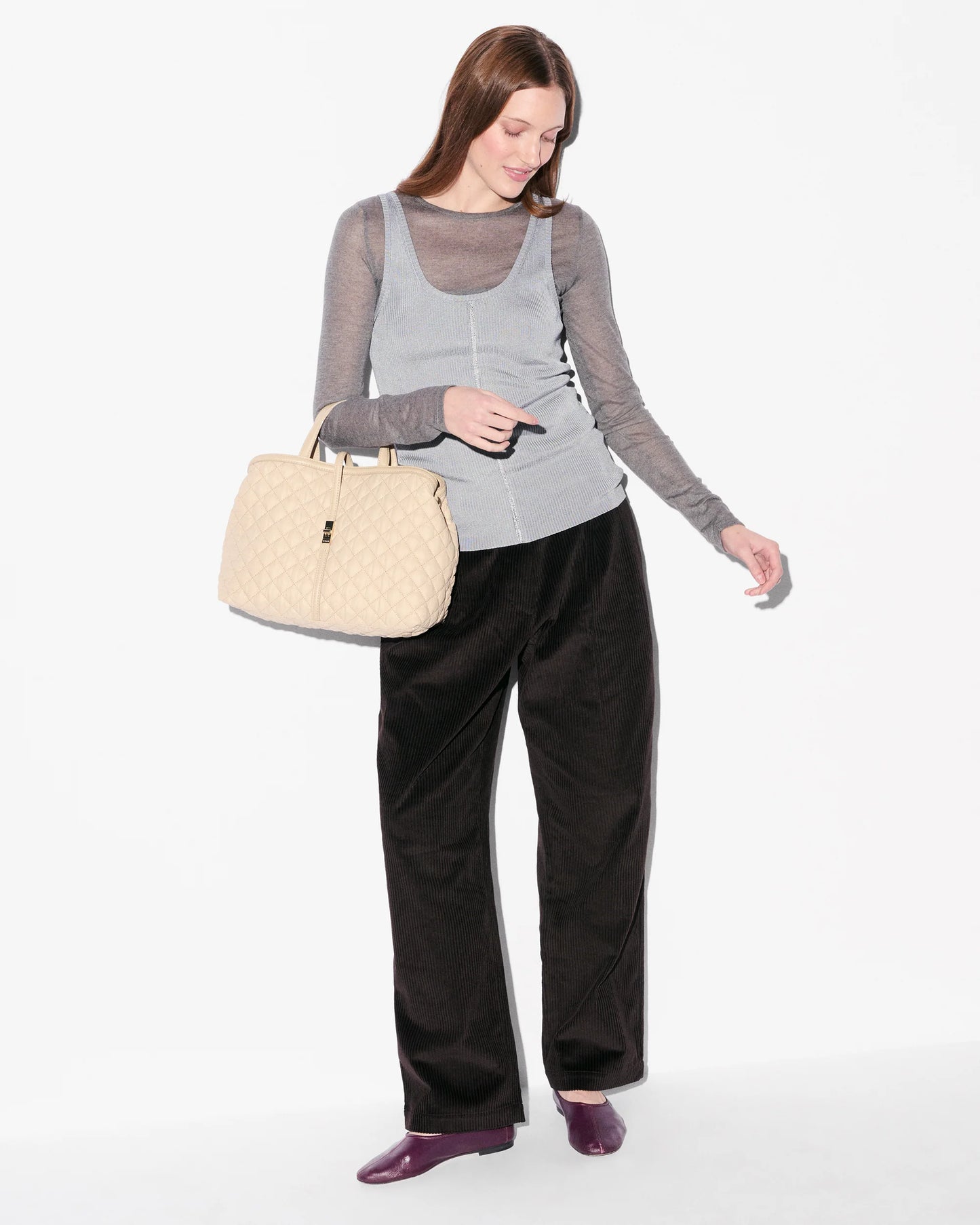 Astor Top Handle M - Buff