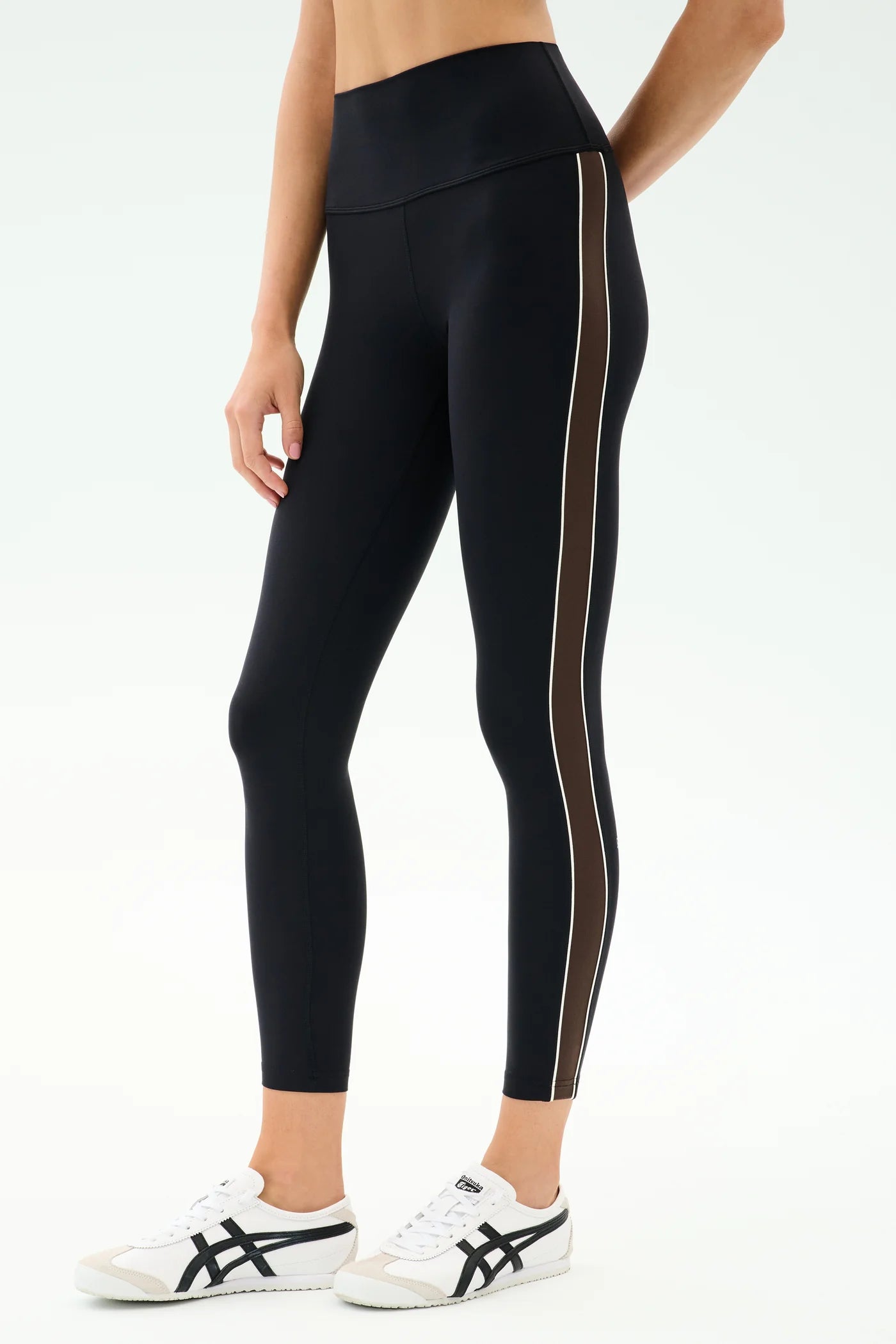Margot Rigor Legging - Black/Dk Chocolate