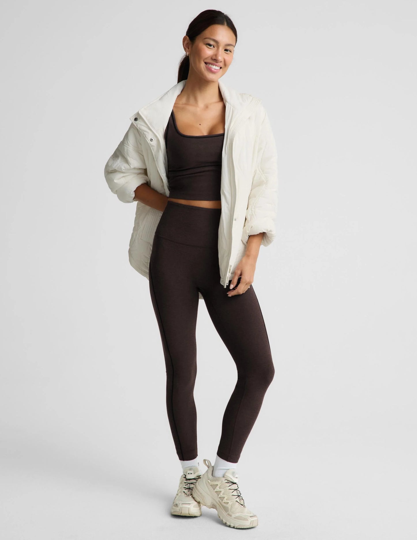 Spacedye Dynamic Legging - Dark Chocolate