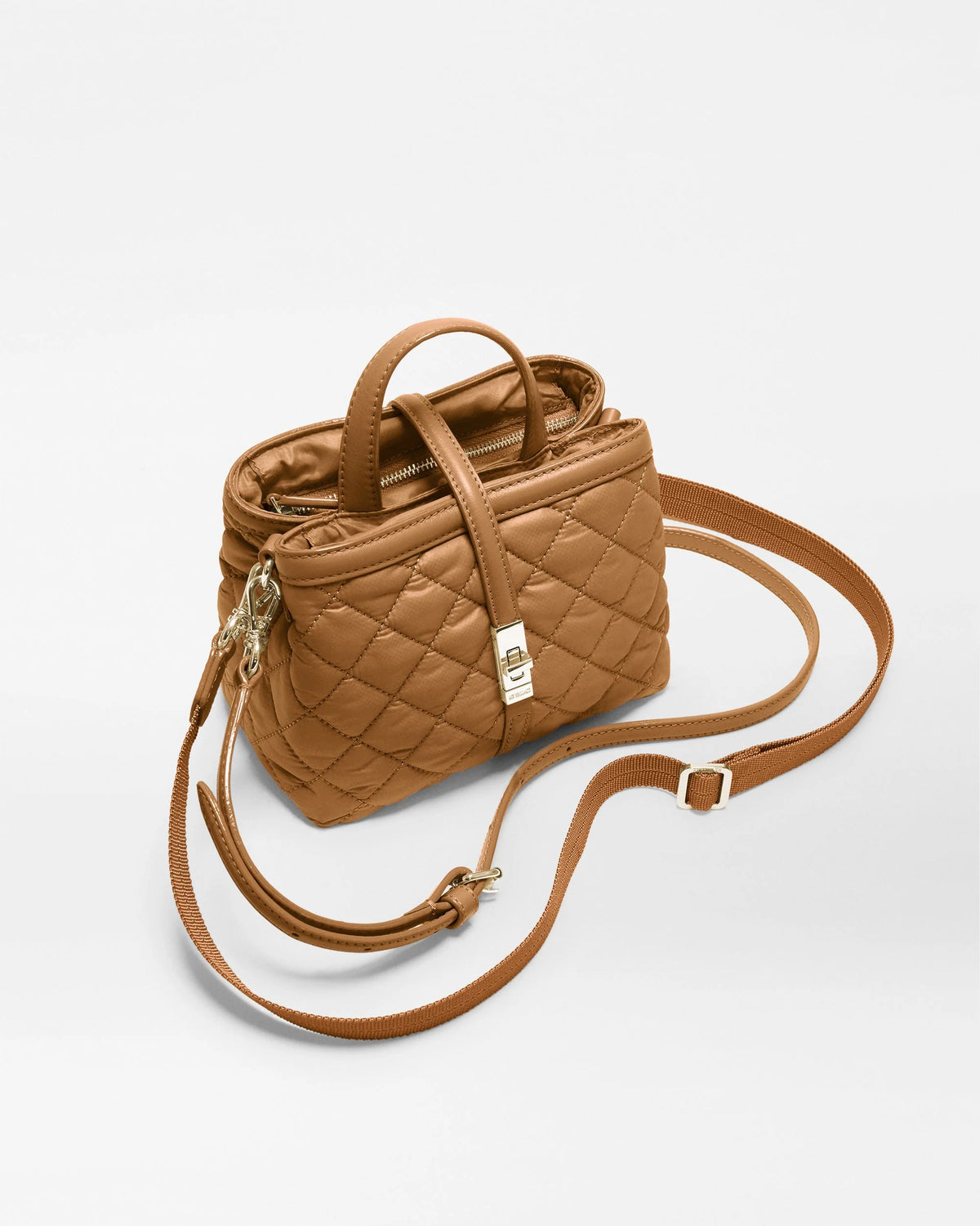 Mini Astor Top Handle - Cognac