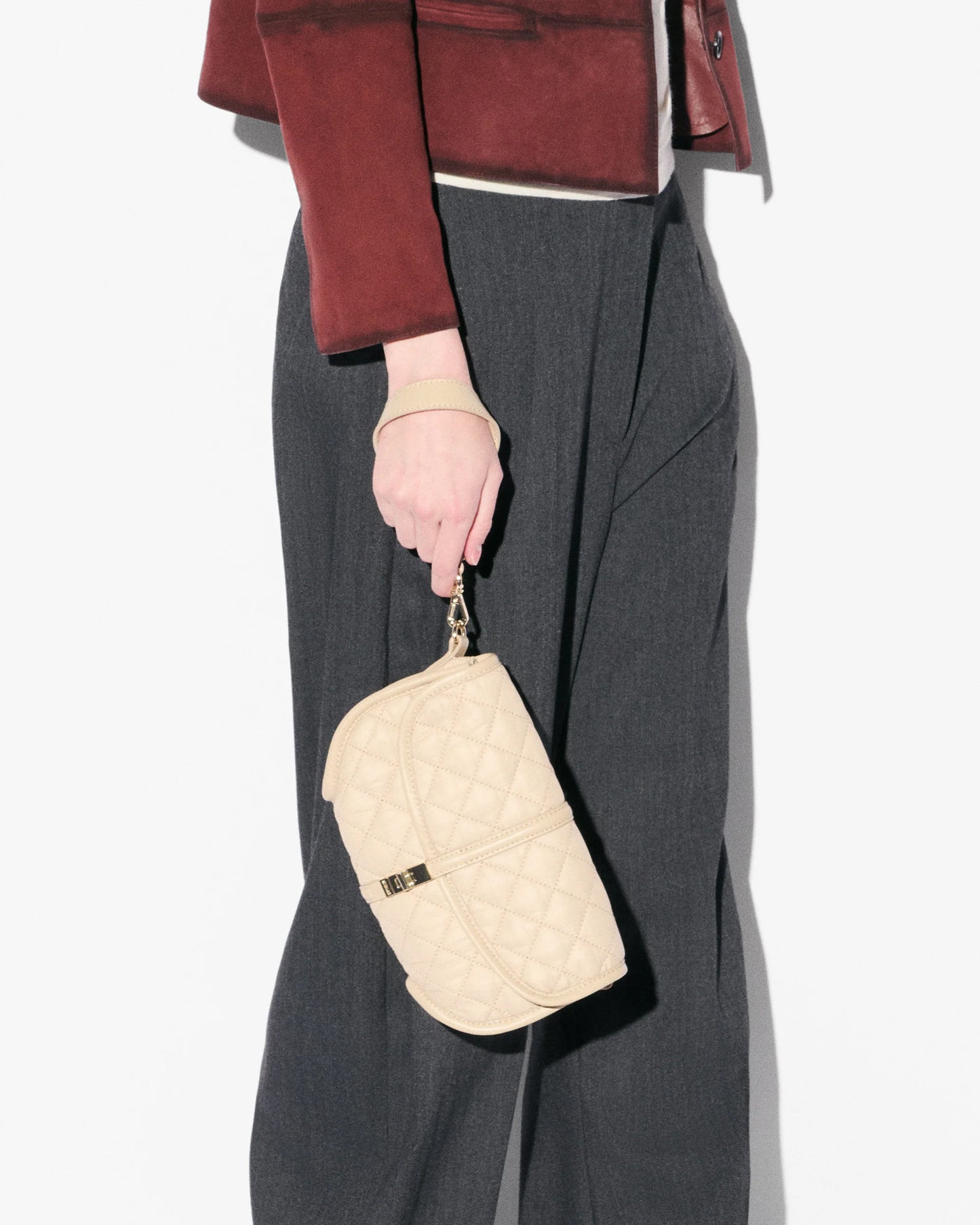 Astor Convertible Clutch - Buff