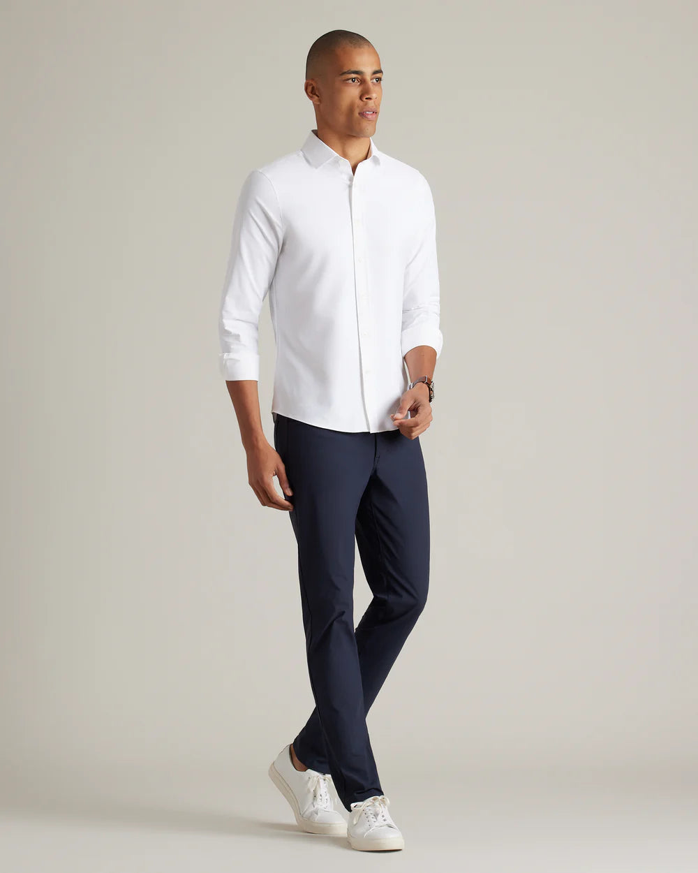 State of Mind Shirt Slim - White