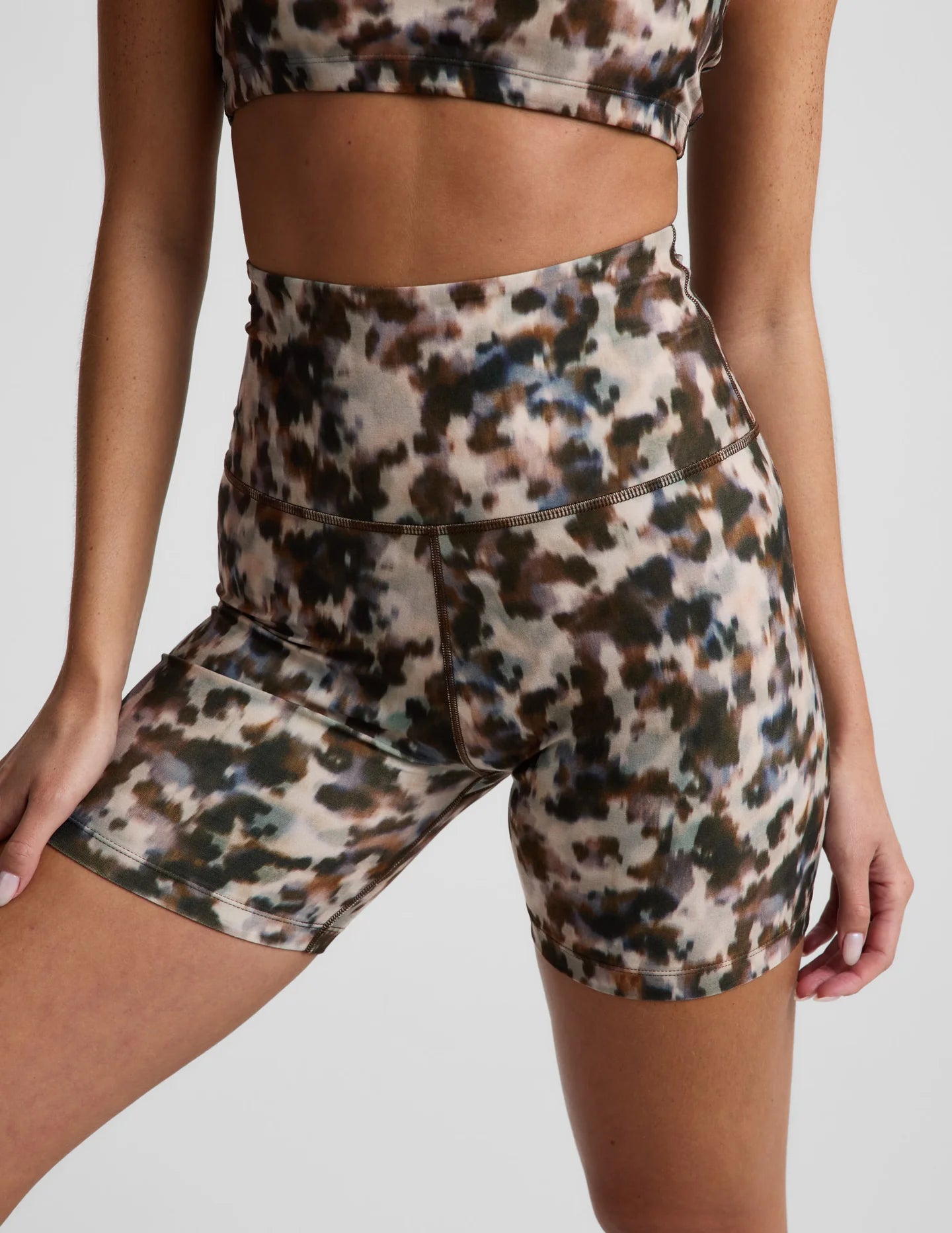 Softmark Biker Short - Dappled Roan