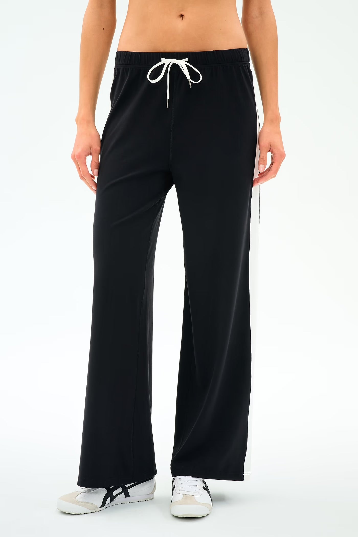 Willow Wide Leg Pant - Black/White